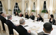 President Ilham Aliyev held expanded meeting with President of European Council during official luncheon (PHOTO)