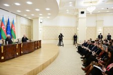 President Ilham Aliyev and President of European Council make press statements (PHOTO/VIDEO)
