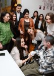 Leyla Aliyeva, Arzu Aliyeva, and Alena Aliyeva visit “Support for Living” Center (PHOTO)