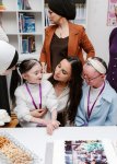 Leyla Aliyeva, Arzu Aliyeva, and Alena Aliyeva visit “Support for Living” Center (PHOTO)