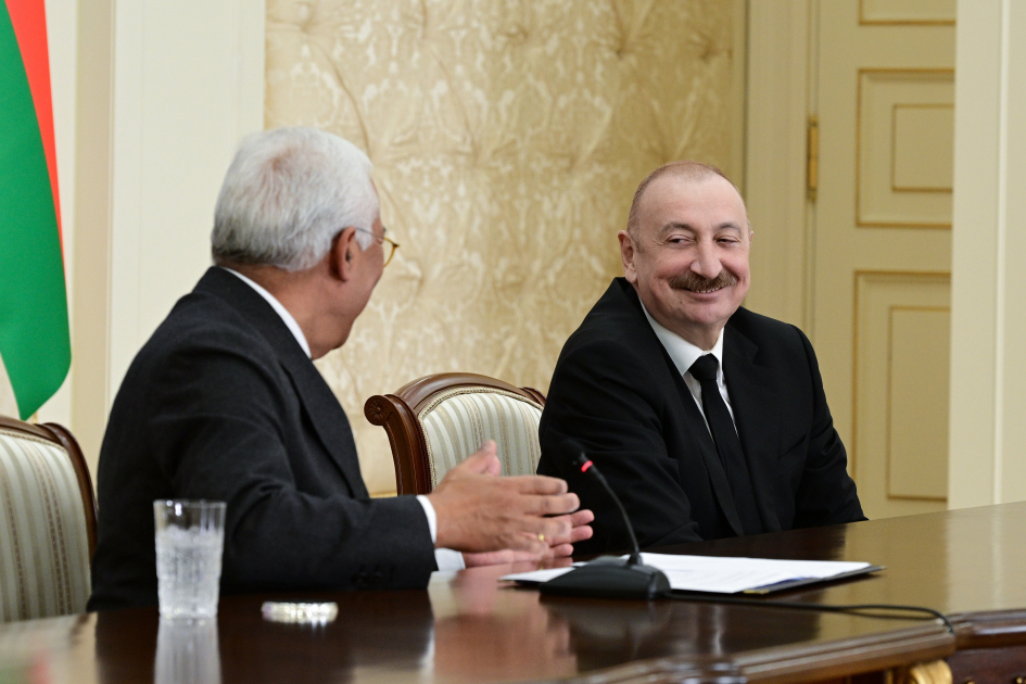 President Ilham Aliyev and President of European Council make press statements (PHOTO/VIDEO)