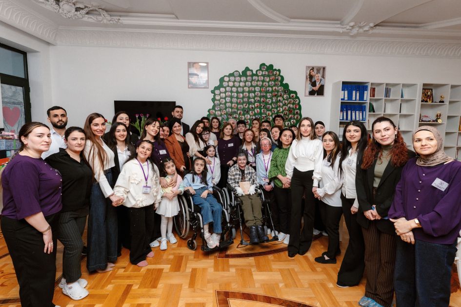 Leyla Aliyeva, Arzu Aliyeva, and Alena Aliyeva visit “Support for Living” Center (PHOTO)