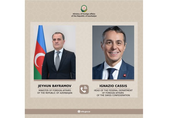 Azerbaijani, Swiss FM's discuss situation in Middle East (PHOTO)