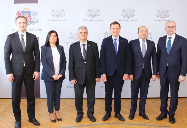 Azerbaijani Parliamentary delegation visits Latvia (PHOTO)