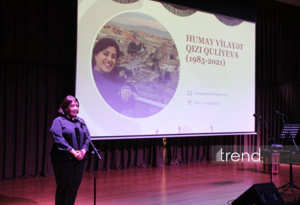 Baku hosts memorial evening “Let's talk about you, Humay” – citizen of world with rich spiritual culture (PHOTO)