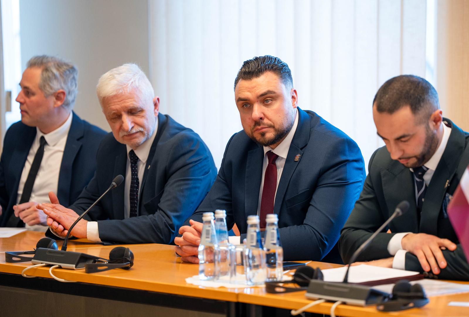 Azerbaijani Parliamentary delegation visits Latvia (PHOTO)