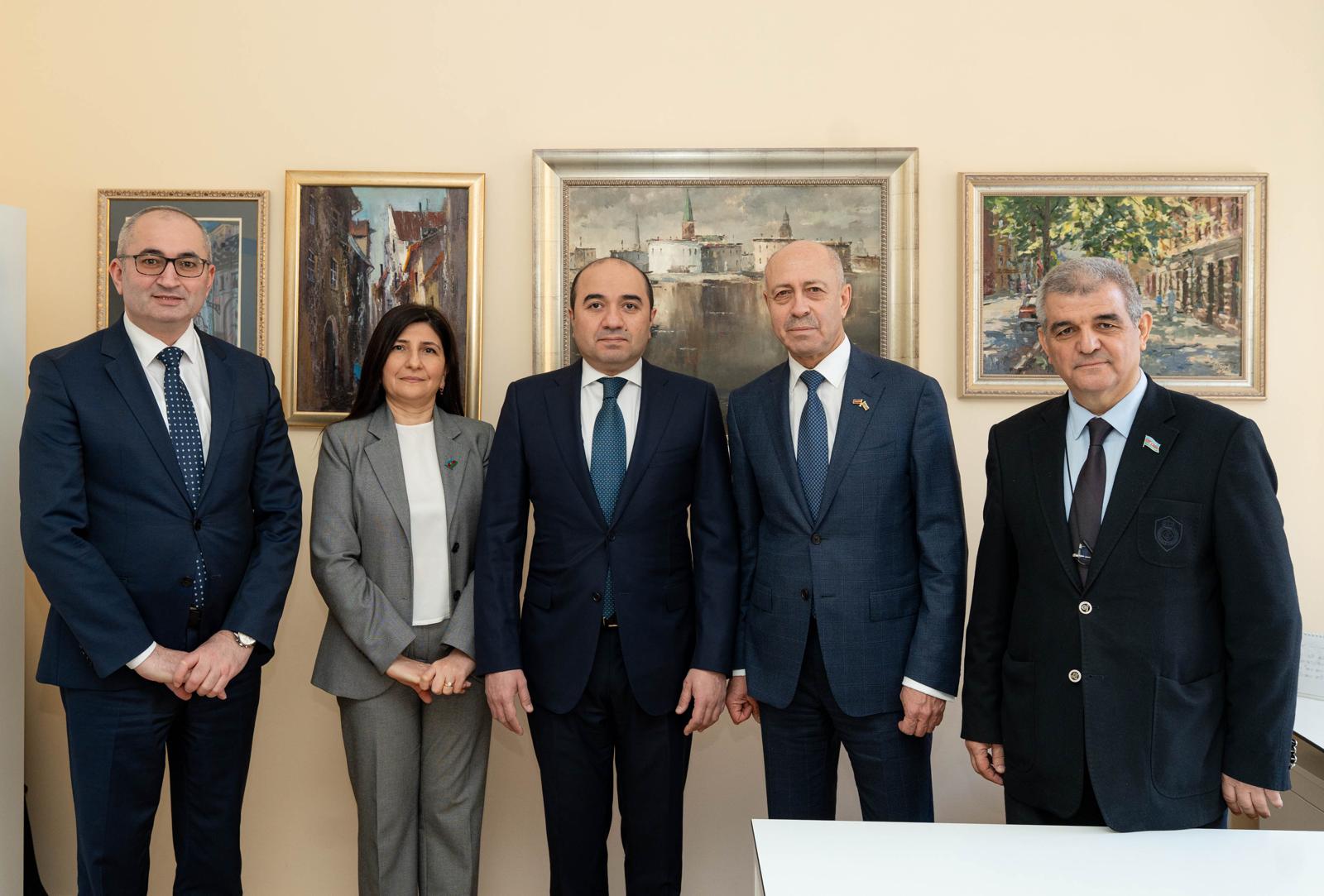 Azerbaijani Parliamentary delegation visits Latvia (PHOTO)