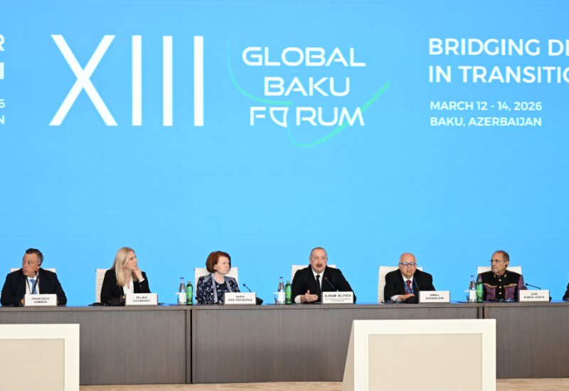 President Ilham Aliyev attends opening ceremony of 13th Global Baku Forum (PHOTO/VIDEO)