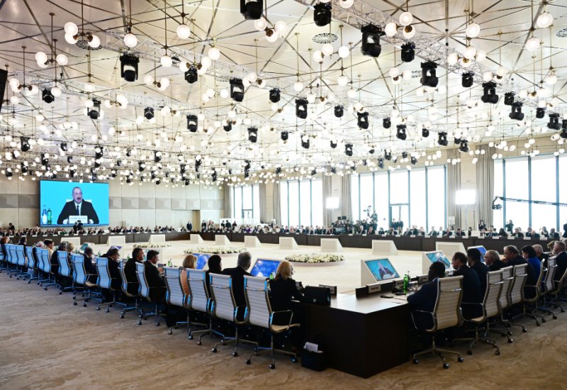 President Ilham Aliyev addresses rise in global oil prices in speech at 13th Global Baku Forum