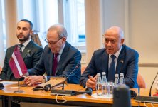 Azerbaijani Parliamentary delegation visits Latvia (PHOTO)