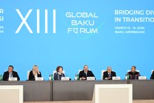 President Ilham Aliyev attends opening ceremony of 13th Global Baku Forum (PHOTO)
