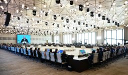 President Ilham Aliyev attends opening ceremony of 13th Global Baku Forum (PHOTO)