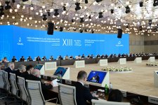 President Ilham Aliyev attends opening ceremony of 13th Global Baku Forum (PHOTO)