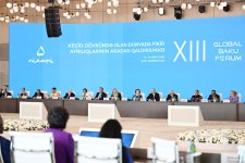 President Ilham Aliyev attends opening ceremony of 13th Global Baku Forum (PHOTO/VIDEO)