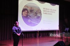 Baku hosts memorial evening “Let's talk about you, Humay” – citizen of world with rich spiritual culture (PHOTO)