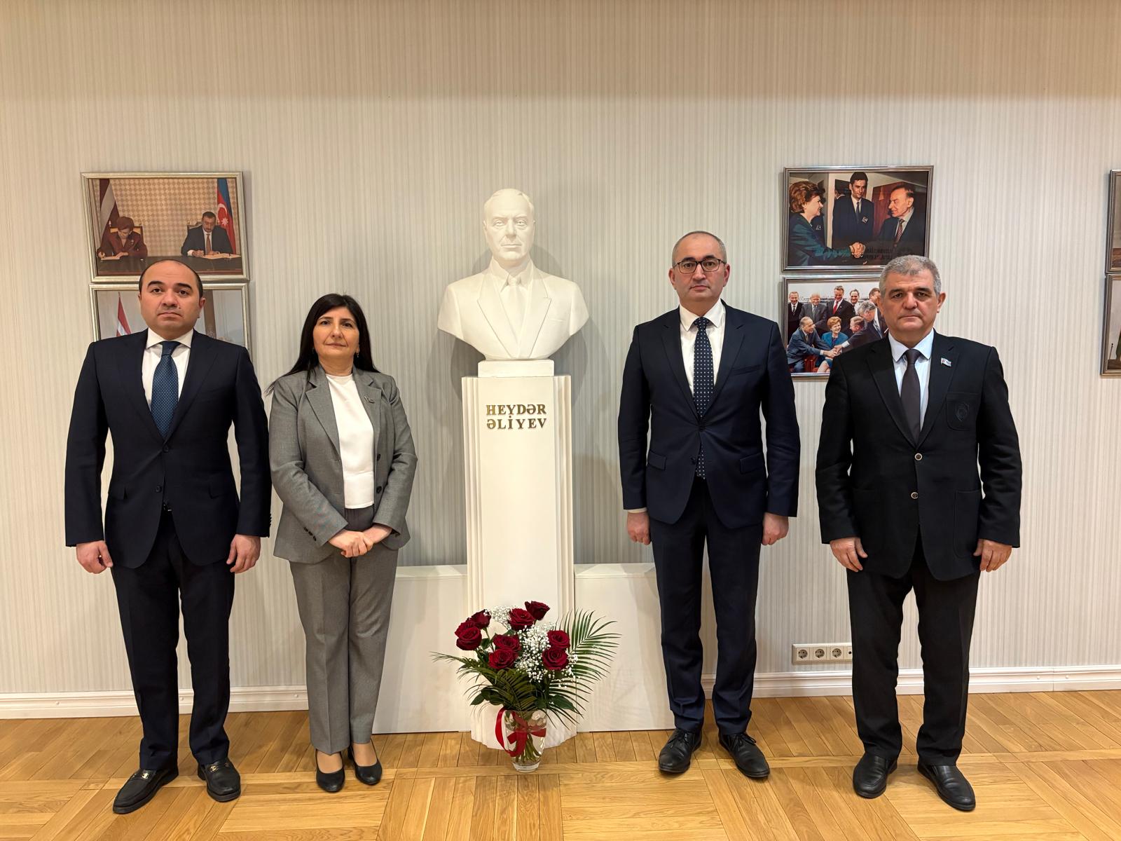 Azerbaijani Parliamentary delegation visits Latvia (PHOTO)