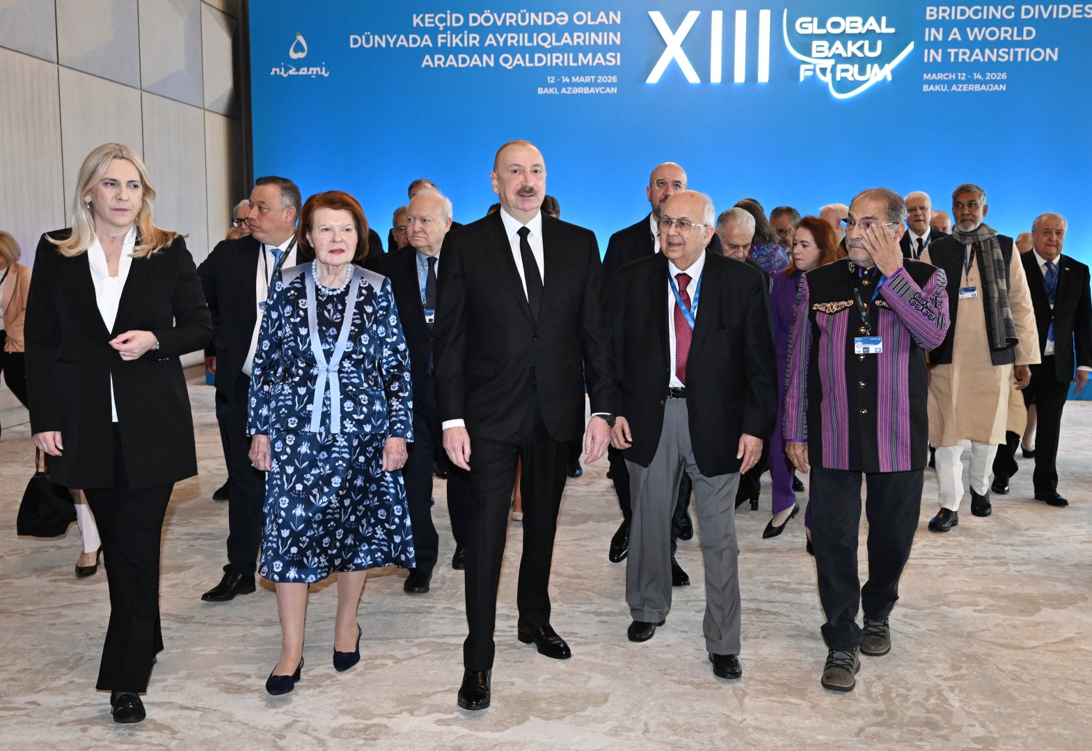President Ilham Aliyev attends opening ceremony of 13th Global Baku Forum (PHOTO)