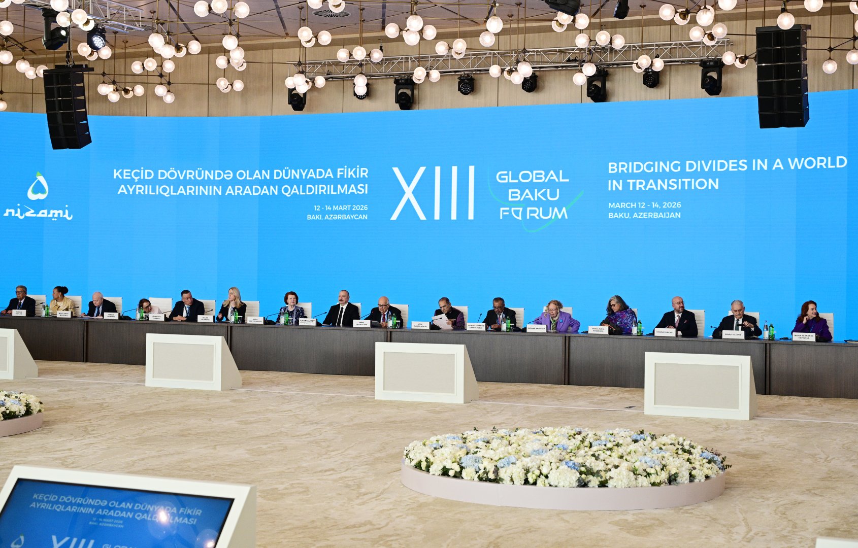President Ilham Aliyev attends opening ceremony of 13th Global Baku Forum (PHOTO)