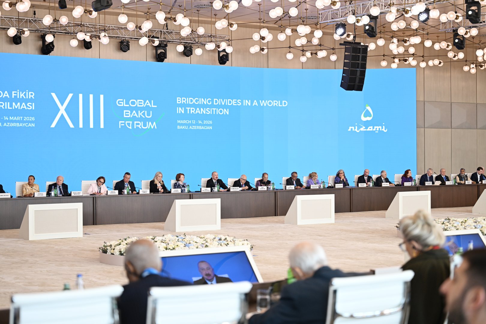 President Ilham Aliyev attends opening ceremony of 13th Global Baku Forum (PHOTO)