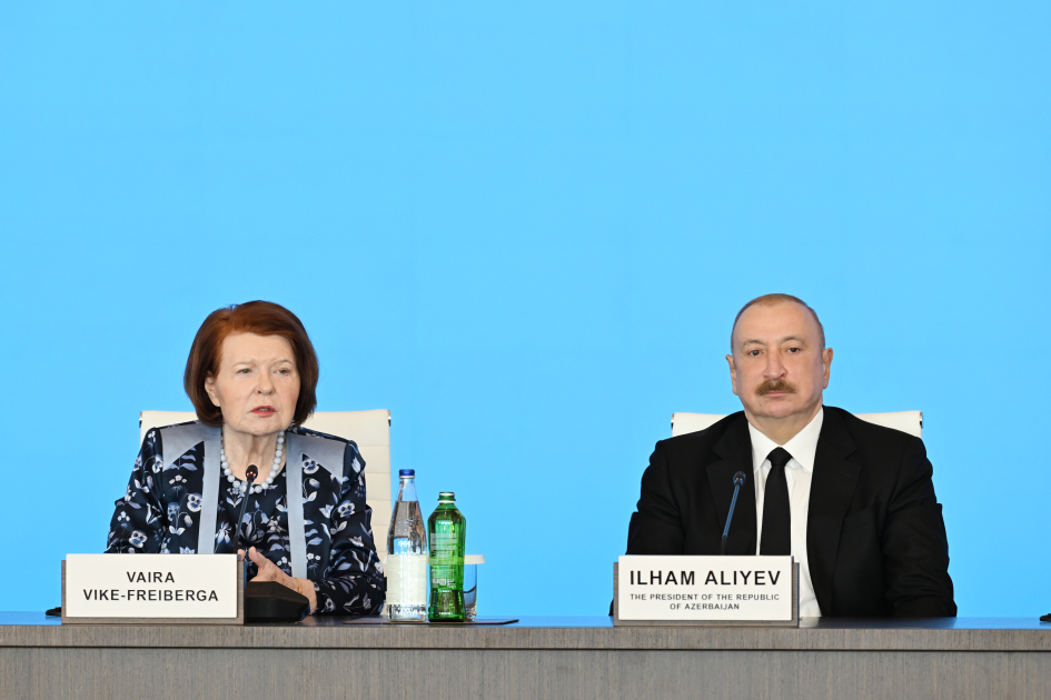 President Ilham Aliyev attends opening ceremony of 13th Global Baku Forum (PHOTO/VIDEO)
