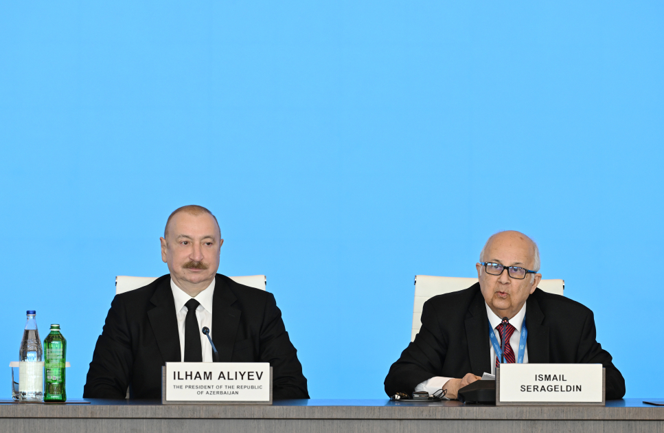 President Ilham Aliyev attends opening ceremony of 13th Global Baku Forum (PHOTO/VIDEO)