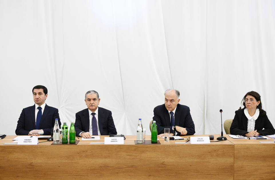 Azerbaijan's Coordination Headquarters holds regular meeting in Khojavand city (PHOTO)