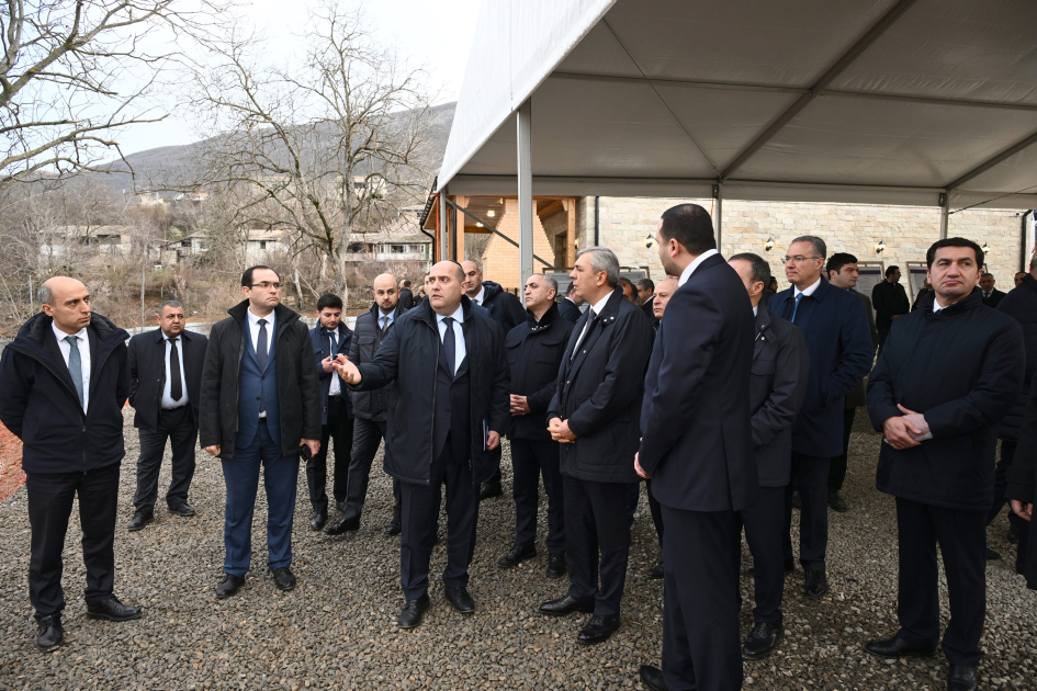 Azerbaijani Coordination Headquarters members inspect several facilities in Hadrut (PHOTO)