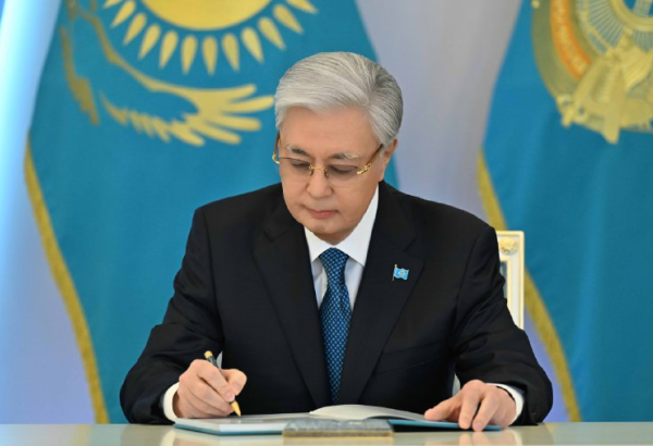 Kazakhstan's president signs decree on implementation of new constitution
