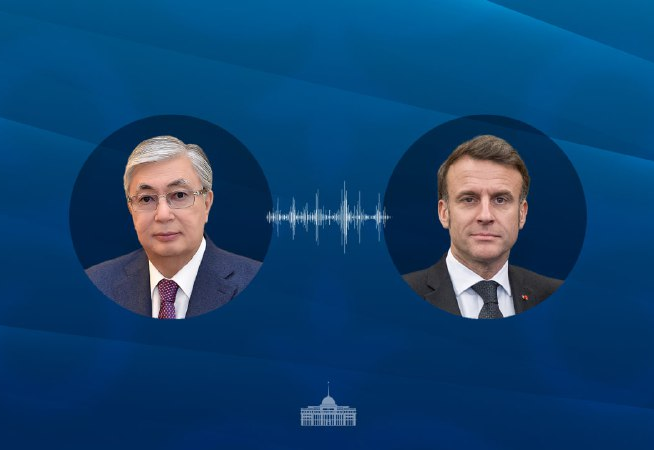 President of France congratulates Kazakhstan's Tokayev on new constitution referendum