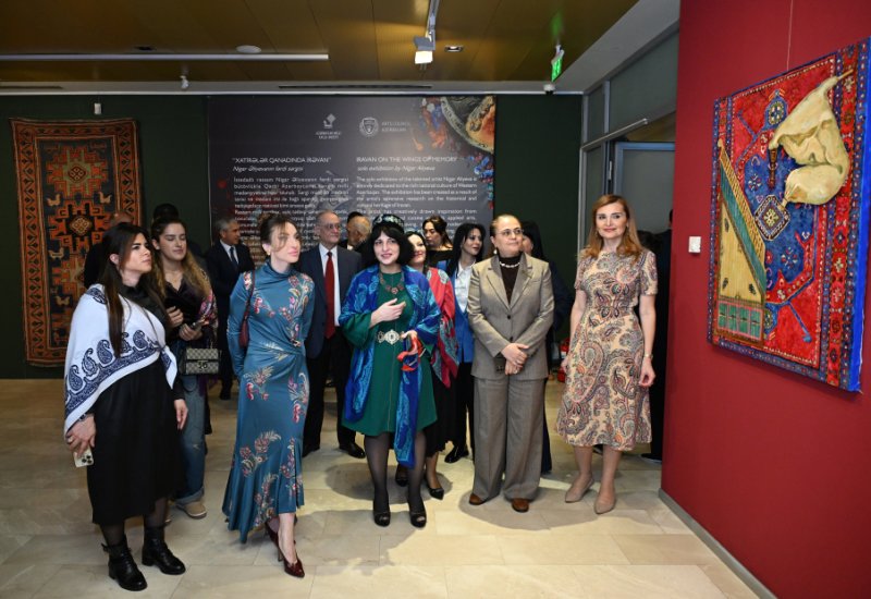 Nigar Aliyeva's exhibition opens at Azerbaijan National Carpet Museum (PHOTO)