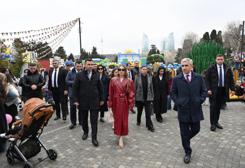 Alena Aliyeva visits Novruz fair (PHOTO)