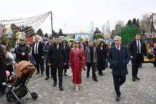 Alena Aliyeva visits Novruz fair (PHOTO)