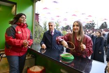 Alena Aliyeva visits Novruz fair (PHOTO)