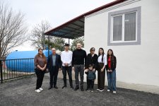 President Ilham Aliyev, First Lady Mehriban Aliyeva inspect restoration of individual houses and infrastructure in Khanoba village of Khojavend (PHOTO/VIDEO)