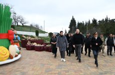 President Ilham Aliyev, First Lady Mehriban Aliyeva inspect restoration of individual houses and infrastructure in Khanoba village of Khojavend (PHOTO/VIDEO)