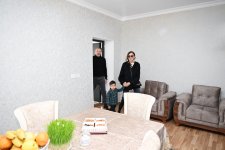 President Ilham Aliyev, First Lady Mehriban Aliyeva inspect restoration of individual houses and infrastructure in Khanoba village of Khojavend (PHOTO/VIDEO)