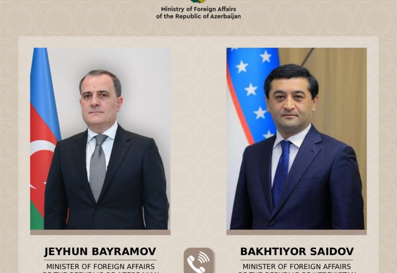 Azerbaijani, Uzbek FMs discuss situation in Middle East