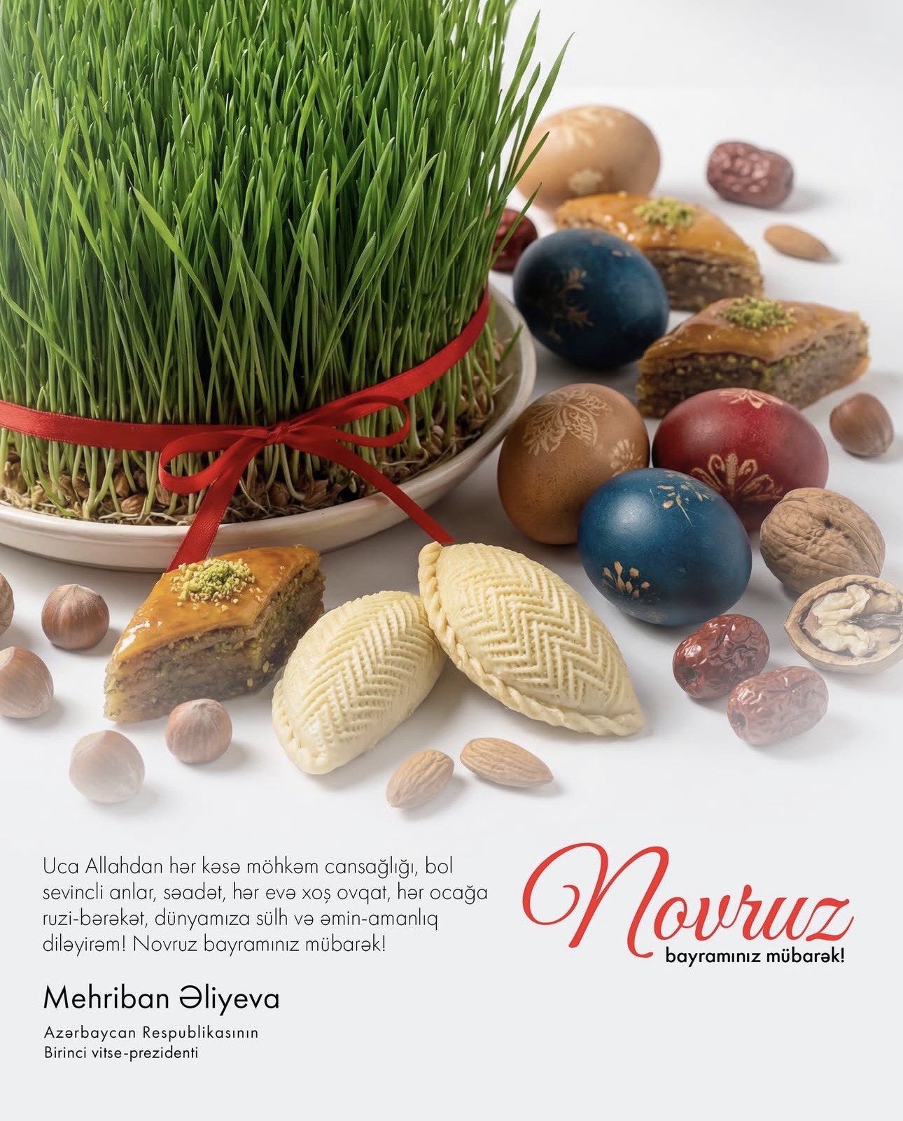 First VP Mehriban Aliyeva makes post on Novruz holiday (PHOTO)