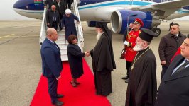 Azerbaijani parliament speaker arrives in Georgia on visit (PHOTO)