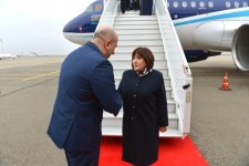 Azerbaijani parliament speaker arrives in Georgia on visit (PHOTO)
