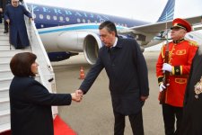 Azerbaijani parliament speaker arrives in Georgia on visit (PHOTO)