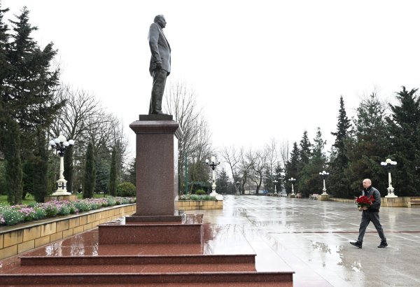 President Ilham Aliyev arrives in Shamakhi district for visit (PHOTO/VIDEO)