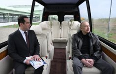 President Ilham Aliyev attends opening of “Shirvan Agro” livestock complex in Shamakhi (PHOTO)