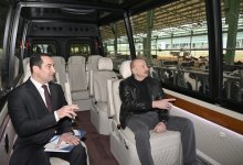President Ilham Aliyev attends opening of “Shirvan Agro” livestock complex in Shamakhi (PHOTO)