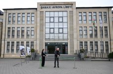 President Ilham Aliyev attends opening of new building of Shamakhi European Lyceum (PHOTO)