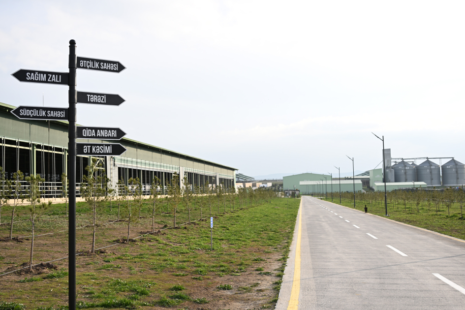 President Ilham Aliyev attends opening of “Shirvan Agro” livestock complex in Shamakhi (PHOTO)