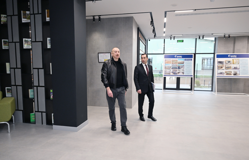 President Ilham Aliyev attends opening of “Shirvan Agro” livestock complex in Shamakhi (PHOTO)