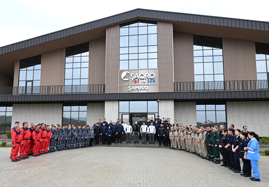 President Ilham Aliyev attends opening of “Shirvan Agro” livestock complex in Shamakhi (PHOTO)