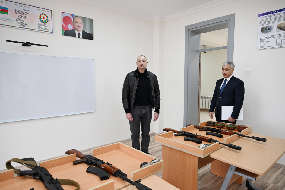 President Ilham Aliyev attends opening of new building of Shamakhi European Lyceum (PHOTO)