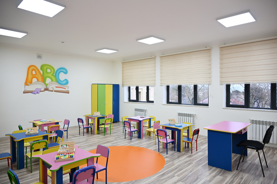 President Ilham Aliyev attends opening of new building of Shamakhi European Lyceum (PHOTO)